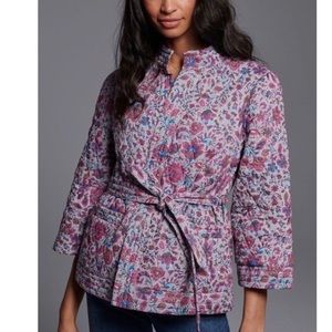 Anthropologie Daniel Rainn Cleta Quilted Kimono Jacket MEDIUM